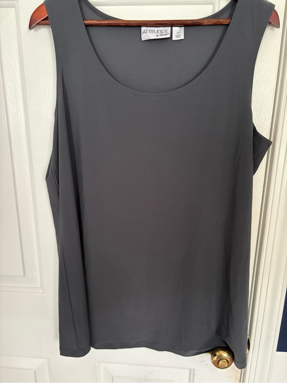 4 Piece Set-Women's Gray Scoop Neck Tank Top, Dress, Pants and Cardigan